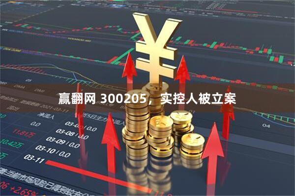 赢翻网 300205，实控人被立案